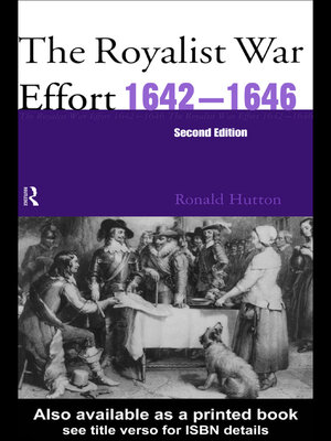 cover image of The Royalist War Effort 1642-1646